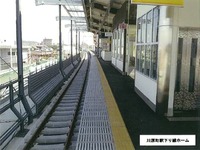 近鉄川原町駅付近の連立事業、下り線が高架に…10月25日 画像
