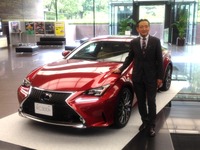 【レクサス RC/RC F 発売】福市プレジデント「エモーショナルとは人馬一体の走り」 画像