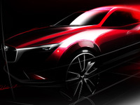【ロサンゼルスモーターショー14】マツダ、小型クロスオーバー CX-3 発表へ…イメージ公開 画像