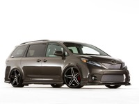 【SEMA14】トヨタ の北米ミニバン、シエナ…ワイドボディ＆ローダウンのカスタマイズ 画像