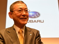 富士重 吉永社長「スバルが生き残る道は、商品や技術への投資」 画像