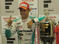 【スーパーフォーミュラ 最終戦】中嶋一貴、第2レースを制して2年ぶりの王座獲得 画像