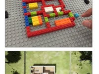 LEGOで作った家をバーチャルに体験できる不動産サイト 画像