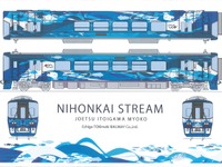 えちごトキめき鉄道、イベント兼用車のデザイン発表 画像