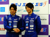 SRS-Fのホンダ育成ドライバー最終選考…第1ヒートでマシン接触、イエローフラッグも 画像