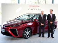 【トヨタ MIRAI 発表】燃料電池車、723万6000円で12月15日より発売…航続距離650km 画像
