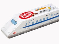 東海道新幹線50周年記念の「キットカット」発売…味は冷凍みかん 画像