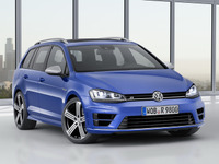 【ロサンゼルスモーターショー14】VW ゴルフ ヴァリアント 新型に最強の「R」…2.0ターボは300ps 画像
