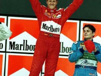 シューマッハ、ブラジルで1勝 画像