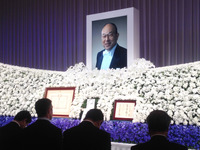 久米日産元社長のお別れの会…豊田トヨタ名誉会長ら献花 画像