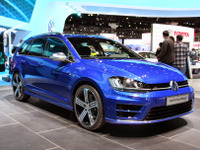 【ロサンゼルスモーターショー14】VW ゴルフ ヴァリアント 新型に300psの「R」…性能はハッチバックに匹敵 画像