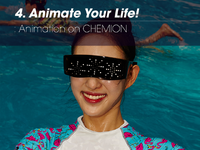 ド派手なスマートグラス「CHEMION」…エンタメ機能に特化　韓国ソウル 画像