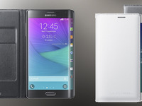 「GALAXY Note Edge」のエッジスクリーンを活かせるフリップケース 画像