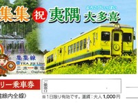 いすみ鉄道、台湾集集線との提携記念フリー切符発売 画像