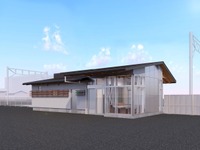 水戸線川島駅の新駅舎、来年1月17日から使用開始 画像