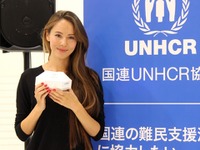 銀座ソニービルに「トレビの泉」出現…道端ジェシカが寄付の大事さ訴え 画像