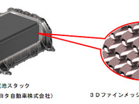 【トヨタ MIRAI】トヨタ車体、発電効率を高める3Dファインメッシュ流路を新開発 画像