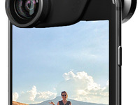 4つのレンズでアートする…フロントカメラにも使えるiPhone6用アタッチメント 画像