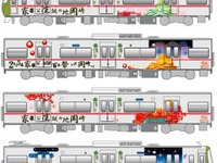名鉄、徳川家康薨去400年のラッピング電車を運行 画像