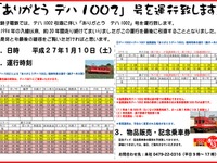 銚子電鉄デハ1002号が来年1月引退 画像