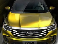 【デトロイトモーターショー15】中国の広州汽車、GS4 の最新予告…高性能な小型SUV 画像