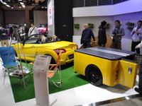【東京オートサロン15】ダイハツと三条市の中小企業がつくったトレーラーに反響 画像