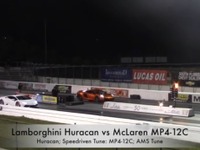 ランボルギーニ ウラカン、マクラーレン MP4‐12C と加速競争［動画］ 画像