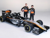 【F1】フォースインディアが新車『VJM08』のカラーリングを発表…黒×シルバーベースの斬新なデザインに 画像