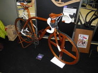 【ハンドメイドバイシクル展15】200万円の手づくり木造自転車、年間3台生産で4年待ち 画像