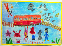 子どもたちが描く未来と、小湊鉄道キハ200［フォトレポート］ 画像
