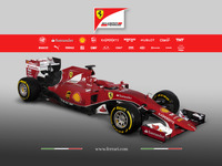 【F1】フェラーリ、新マシン『SF15-T』発表…新加入ベッテルも赤のスーツで 画像
