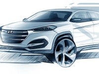 【ジュネーブモーターショー15】ヒュンダイ の小型SUV、ツーソン …新型を予告 画像