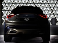 【ジュネーブモーターショー15】インフィニティ、 QX30 コンセプトを予告…小型クロスオーバー車 画像