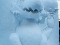 『モンスト』in雪まつり…ゲームのようになめらかなすべり台に大行列 画像