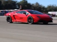 2000hpのランボルギーニ ガヤルド、ドラッグレースでコースアウト…池にドボン［動画］ 画像