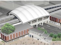 阪神甲子園駅、下り線ホームも3月14日に拡幅 画像