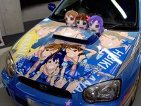 アイドルマスター限定！　30台の痛車・痛チャリが聖地に集合 画像