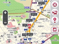 スマホ向け地図サイト MapFan、乗換案内機能などに都バス30路線を追加 画像
