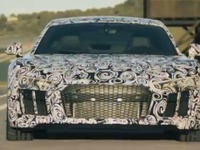 アウディ R8 次期型、開発テストでプロトタイプが走る［動画］ 画像
