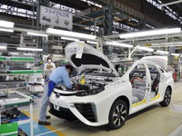 トヨタ MIRAI は日産3台…最終組み立てはレクサス LFA 工房を再活用 画像