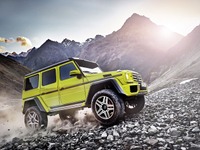 【ジュネーブモーターショー15】メルセデス Gクラスに究極のオフローダー…6輪車のノウハウ応用 画像