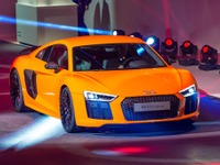 【ジュネーブモーターショー15】アウディ R8 新型、初公開…「V10プラス」はアウディ史上最速 画像