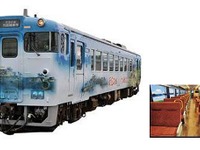 「天空の城」ラッピング車、内装をリニューアル…3月20日から運行 画像
