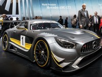 【ジュネーブモーターショー15】メルセデス-AMG GT にレーサー「GT3」…市販車と異なる6.2リットルV8搭載 画像