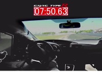 ホンダ シビック タイプR、量産FF車ニュル最速達成の瞬間［動画］ 画像