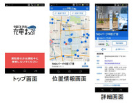 日本ユニシスなど3社、充電器施設情報検索アプリ「全国EV・PHV充電まっぷ」を提供 画像