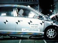 【JNCAP2001】どれが安全か、国土交通省が実際にぶつけて見ました 画像