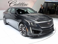 【ジュネーブモーターショー15】キャデラック CTS-V 新型、欧州仕様を初公開…V8スーパーチャージャーは640ps以上 画像