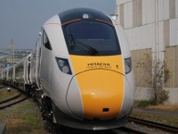 日立の英国高速車両が現地到着…4月から走行試験 画像