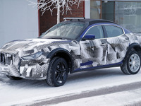 マセラティ初のSUV「レバンテ」、ウィンターテストで生撮り! 画像